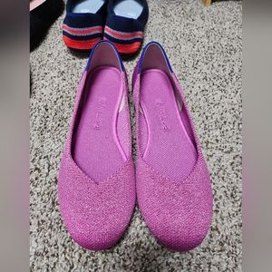 Rothy's Bloom Metallic Flats